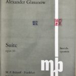 グラズノフ 弦楽四重奏のための組曲 ハ長調 Op.35 (パート譜セット) 輸入楽譜 GLAZUNOV Suite for String Quartet in C Major Op.35 洋書