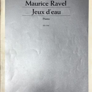 ラヴェル 水の戯れ (ピアノ・ソロ) 輸入楽譜 Ravel Jeux d'eau 洋書