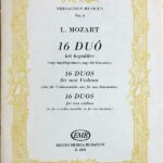 モーツァルト.L 16の二重奏曲 (2ヴァイオリン) 輸入楽譜 Leopold MOZART 16 Duos 洋書
