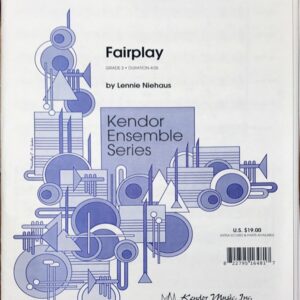 ニーハウス フェアプレー サックス5重奏＋リズム・セクション (スコア、パート譜) 輸入楽譜 Niehaus Fairplay 洋書