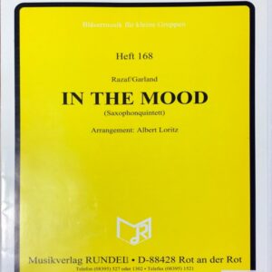 ラザフ/ガーランド イン・ザ・ムード (サックス5重奏 スコア＋パート譜) 輸入楽譜 Razaf/Garland In the Mood (saxophonquintett) 洋書