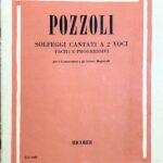ポッツォリ Solfeggi Cantanti a 2 Voci (ヴォーカルソルフェージュ) 輸入楽譜 POZZOLI 声楽 洋書