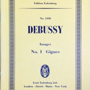 ドビュッシー 映像 第3集(管弦楽のための映像): 1. ジーグ/Fiske編 (中型スコア) 輸入楽譜 DEBUSSY Images No.1 Gigues 洋書