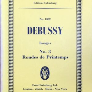ドビュッシー 管弦楽のための映像より 第3曲「春のロンド」/Fiske編 (中型スコア) 輸入楽譜 DEBUSSY IMAGES NO.3 RONDES DE PRINTEMPS 洋書