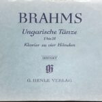 ブラームス ハンガリー舞曲集　no. 1-21 (ピアノ連弾) 輸入楽譜 Brahms Hungarian Dances no. 1-21 洋書