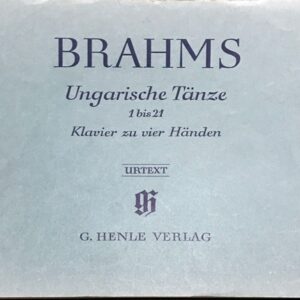 ブラームス ハンガリー舞曲集　no. 1-21 (ピアノ連弾) 輸入楽譜 Brahms Hungarian Dances no. 1-21 洋書