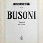 ブゾーニ トッカータ K.287 (ピアノ・ソロ) 輸入楽譜 Busoni Toccata K.287 洋書