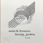 ジャイメ・ミルテンバウム・ゼナモン アンデスのソナタ (2 ギター) 輸入楽譜 Jaime M. Zenamon Sonata Andina fur zwei gitarren 洋書