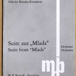 リムスキー=コルサコフ 「ムラダ」組曲 (ポケットスコア) 輸入楽譜 RIMSKY-KORSAKOFF Mlada Suite 洋書
