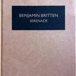 ブリテン テノール、 ホルンと弦楽のためのセレナード Op.31 (ポケットスコア) 輸入楽譜 Britten Serenade for Tenor Horn and Strings