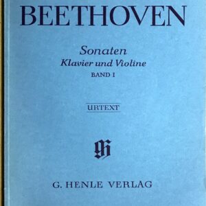 ベートーヴェン バイオリン・ソナタ集 第1巻 Op.12/1-3 23 24 (ヴァイオリン＋ピアノ) 輸入楽譜 BEETHOVEN Sonaten/Urtext 洋書