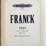 フランク ピアノ三重奏曲 嬰ヘ短調 Op.1/1 (パート譜セット) 輸入楽譜 FRANCK Trio op.1 Nr.1 ピアノ ヴァイオリン チェロ 洋書