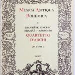 クロンマー 弦楽四重奏曲 Op.5/1 (パート譜セット) 輸入楽譜 KROMMER Quartetto D'archi OP.5 No.1 洋書