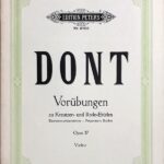ドント クロイツェルとロード(ローデ)への24の準備的練習曲 Op.37/ジット編 (ヴァイオリン) 輸入楽譜 DONT 24 Exercises Preparatory 洋書