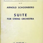 シェーンベルク 弦楽オーケストラのための組曲 ト長調 (ポケットスコア) 輸入楽譜 SCHOENBERG Suite in G for String Orchestra 洋書