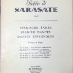 サラサーテ 「スペイン舞曲集」より アンダルシアのロマンス Op.22/1 - ホタ・ナバーラ Op.22/2 (ヴァイオリン＋ピアノ) 輸入楽譜 SARASATE