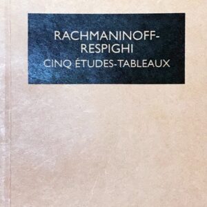 ラフマニノフ-レスピーギ 5つの音の絵 (ポケットスコア) 輸入楽譜 Rachmaninoff-Respighi Cinq Etudes-Tableaux 洋書
