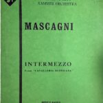 マスカーニ オペラ「カヴァレリア・ルスティカーナ」より 間奏曲 (大型スコアとパート譜セット) 輸入楽譜 MASCAGNI Cavalleria Rusticana