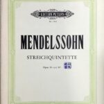 メンデルスゾーン 弦楽五重奏曲 第1番 イ長調 Op.18第2番 変ロ長調 Op.87 (パート譜セット) 輸入楽譜 MENDELSSOHN Streich-Quintette 洋書