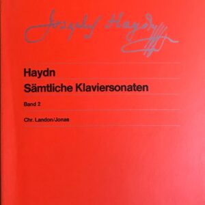 ハイドン ピアノ・ソナタ全集 2 Haydn S?mtliche Klaviersonaten Band 2 ウィーン原典版 28 ヨーゼフ ハイドン Chr. Landon / Jonas Wiener Urtext Edition