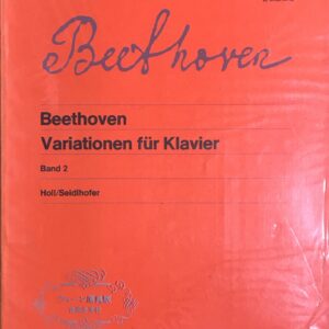 ベートーヴェン ピアノのための変奏曲 2 ウィーン原典版 25 Holl/Seidlhofer 音楽之友社