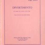 ロジェ・ブートリー ディヴェルティメント (アルトサクソフォン＋ピアノ) 輸入楽譜 Roger Boutry Divertimento 洋書