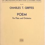 グリフェス ポエム (フルート+ピアノ) 輸入楽譜 Charles T. Griffes Poem 洋書