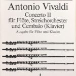 ヴィヴァルディ フルート協奏曲 第2番 Op.10-2 (フルート、ピアノ) 輸入楽譜 Vivaldi Concerto I f?r Fl?te 洋書