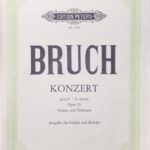 ブルッフ ヴァイオリン協奏曲 第1番 ト短調 Op.26 (ヴァイオリンとピアノ) 輸入楽譜 Bruch Konzert g-moll, Op. 26 洋書