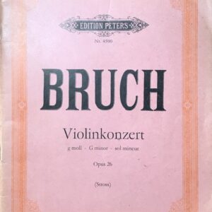 ブルッフ ヴァイオリン協奏曲 第1番 ト短調 Op.26 (ヴァイオリンとピアノ) 輸入楽譜 Bruch Konzert g-moll, Op. 27 洋書