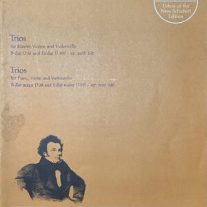 シューベルト ピアノ三重奏曲 変ロ長調 D28 & 変ホ長調 Op.148 D 897 (ピアノ ヴァイオリン チェロ) 輸入楽譜 Schubert Trios 洋書