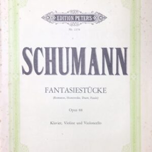 シューマン 幻想小曲集 Op.88 (ピアノ、ヴァイオリン、チェロ) 輸入楽譜 Schumann Fantasiestucke, Op. 88 洋書