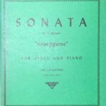 シューベルト アルペジオーネソナタ イ短調 (ヴィオラとピアノ) 輸入楽譜 Schubert Sonata in A minor "Arpeggione" 洋書