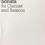 プーランク クラリネットとバスーンのためのソナタ (クラリネット、バスーン) 輸入楽譜 Poulenc Sonata for Clarinet and Bassoon 洋書