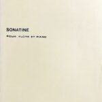 ミヨー ソナチネ (フルート+ピアノ) 輸入楽譜 Darius Milhaud Sonatine 洋書