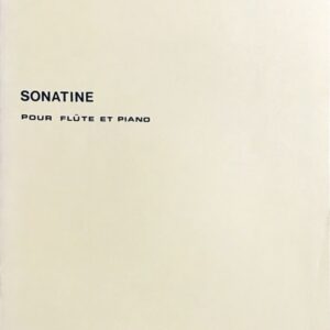 ミヨー ソナチネ (フルート+ピアノ) 輸入楽譜 Darius Milhaud Sonatine 洋書