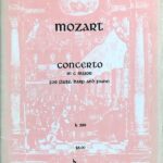 モーツァルト フルートとハープのための協奏曲 ハ長調 K299 (フルート+ハープ+ピアノ) 輸入楽譜  Mozart Concerto in C Major 洋書