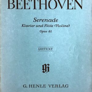 ベートーヴェン セレナーデ Op.41 (フルート+ピアノ) 輸入楽譜 Beethoven Serenade Op.41 洋書