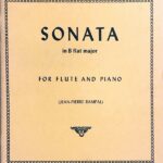 ベートーヴェン フルート・ソナタ 変ロ長調 (フルート+ピアノ) 輸入楽譜 Beethoven Sonata in B flat major 洋書