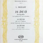 レオポルト・モーツァルト 16のデュオ (バイオリン2台)輸入楽譜 Leopold Mozart 16 Duos 洋書