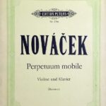 ノヴァーチェク 常動曲（無窮動） (ヴァイオリン+ピアノ) 輸入楽譜 Novacek perpetuum Mobile 洋書