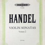 ヘンデル ヴァイオリンソナタ 第2巻 (バイオリン+ピアノ) 輸入楽譜 Handel Violin Sonatas Volume 2 洋書