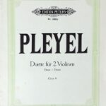 プレイエル 6つの小二重奏曲 Op.8 (2バイオリン) 輸入楽譜 Pleyel Duette f?r 2 Violinen Op. 8 洋書