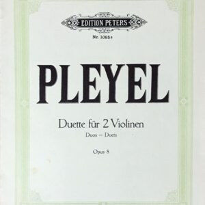 プレイエル 6つの小二重奏曲 Op.8 (2バイオリン) 輸入楽譜 Pleyel Duette f?r 2 Violinen Op. 8 洋書