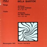 バルトーク 44の二重奏曲 第2巻 (2バイオリン) 輸入楽譜 Bartok 44 Duos for Two Violins Vol.2 洋書