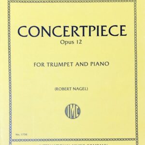 ブラント 演奏会用小品第2番 Op. 12 (トランペットとピアノ) 輸入楽譜 Brandt Concertpiece Opus 12 洋書