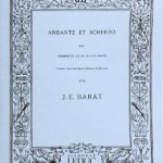 バラ アンダンテとスケルツォ (トランペット+ピアノ) 輸入楽譜 Barat Andante et Scherzo 洋書