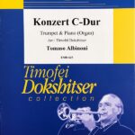 アルビノーニ トランペット協奏曲 ハ長調 (トランペットとピアノ/オルガン) 輸入楽譜 Tomaso Albinoni Konzert C-Dur 洋書