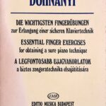 ドホナーニ 指の練習 (ピアノ・ソロ) 輸入楽譜 DOHNANYI Essential Finger Exercises 洋書
