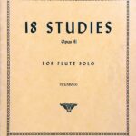アンデルセン 18の練習曲 Op.41 (フルート 教則本) 輸入楽譜 Andersen 18 Studies Op.41 洋書